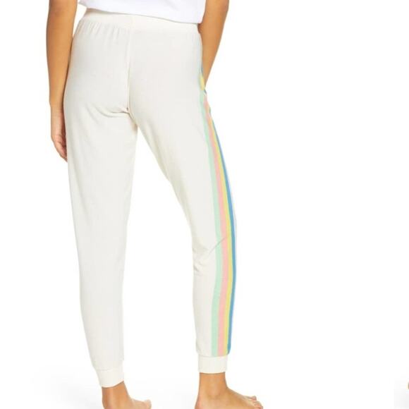 Chaser Vintage Stripe Cozy Knit Lounger Pants - Picture 2 of 13